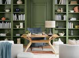 The brand’s Renewed Comfort Color Collection is composed of shades that work well together. Pictured here is Oakmoss.