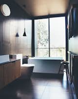 The floor plan has been designed as a long, thin layout in order to provide a horizontal separation of the public and private areas of the house.
