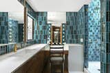Another one of the home's highlights is this brightly tiled bathroom. 

