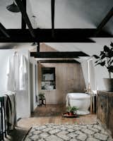 "Historically, this topmost room would have housed the silk weavers' rooms, but the room is now Zen, one where you might relax into a freestanding tub or sink into a bed of plumped up pillows," says Eayrs.