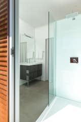 Luxurious and simple master bath.