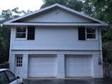 BEFORE photo of existing Garage side of house