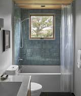 Paying homage to the husband's family's tile business, employing distinct tile was one way the couple added a special touch to their vacation home.