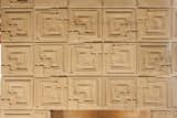 Each concrete block measures 16 inches square with a 3.5-inch thickness. They were made by hand using aluminum molds.